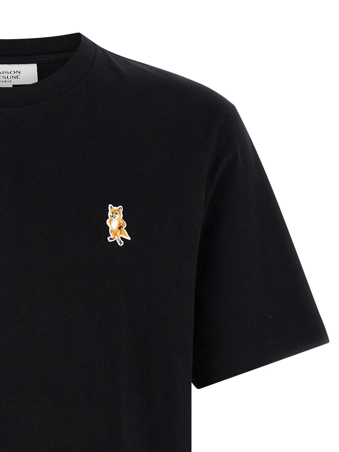 Maison Kitsune Standing Fox T shirt - Nero | 7351066509f0880ee845006832a9a95696a3b459