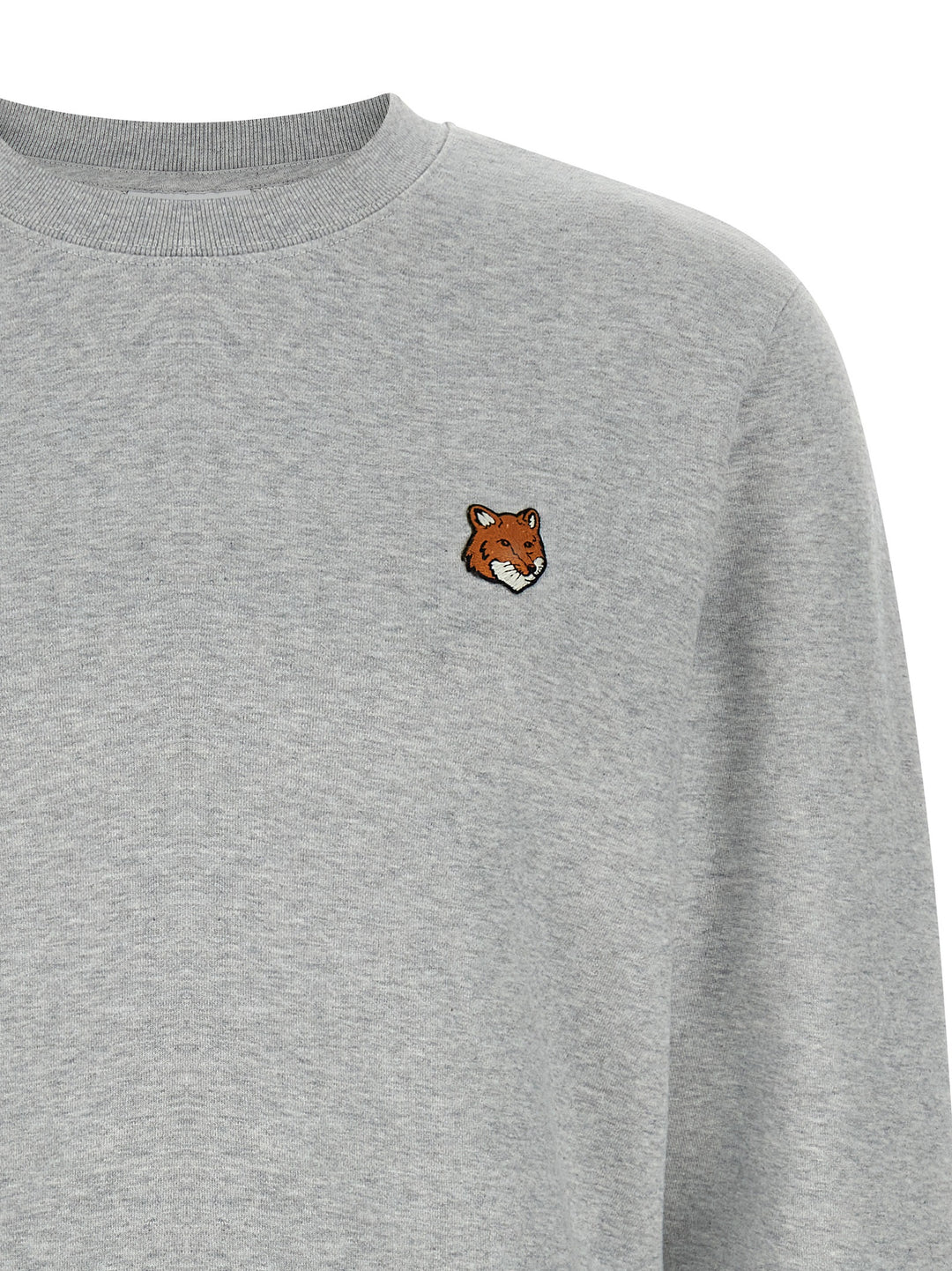 Maison Kitsune Fox Head Felpe - Grigio | 7717bc69c21634378be195287009868d5e91ef35