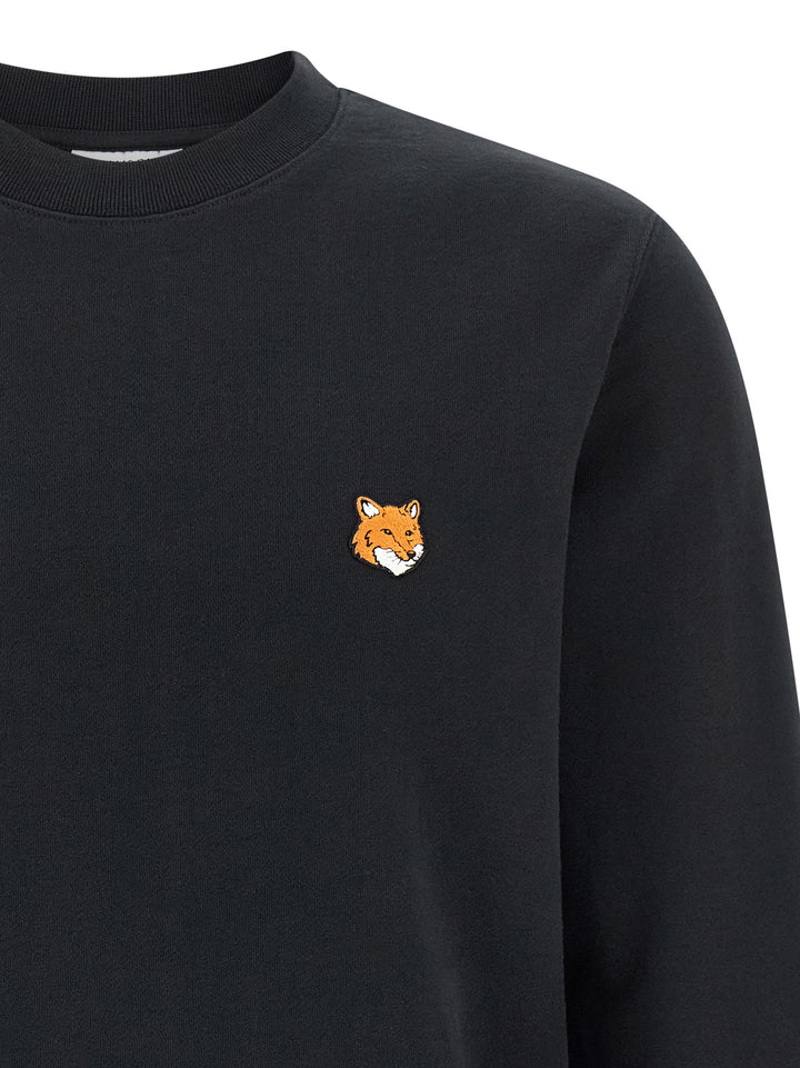 Maison Kitsune Fox Head Felpe - Nero | 992384295748d3d9d62a2d9eb95fc5b333545af9