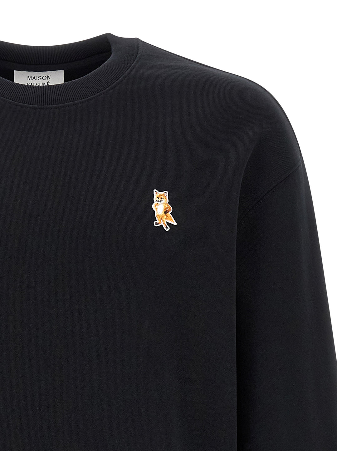 Maison Kitsune Stending Fox Felpe - Nero | 9e1014186595b82b866ec22935be605285ae5326