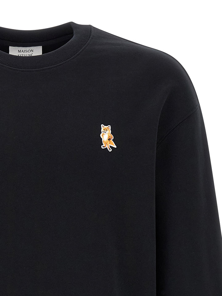 Maison Kitsune Stending Fox Felpe - Nero | 9e1014186595b82b866ec22935be605285ae5326