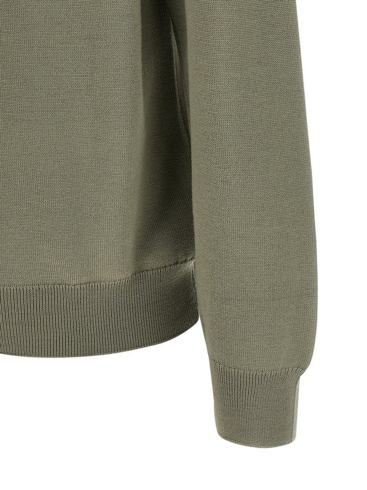 Maison Kitsune Fox Head Maglioni - Verde | e3e691c5a994b8271abd824b6a90f029c8f0298d