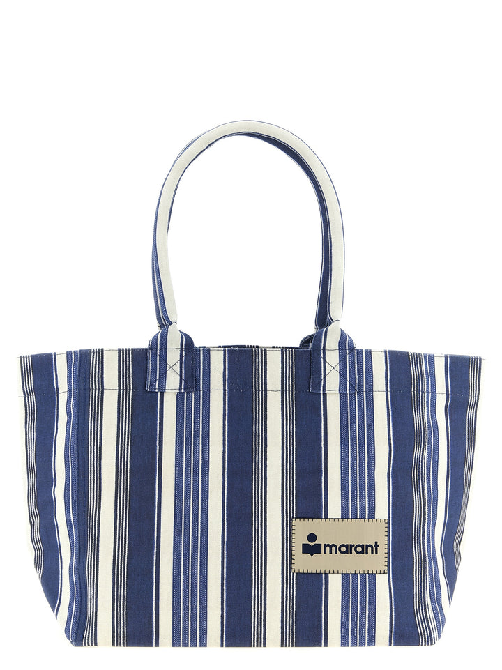Isabel Marant Yenky Zipped Tote - Blu | 56d9c832fe43169d2c4cd59587037efd4481c4d6