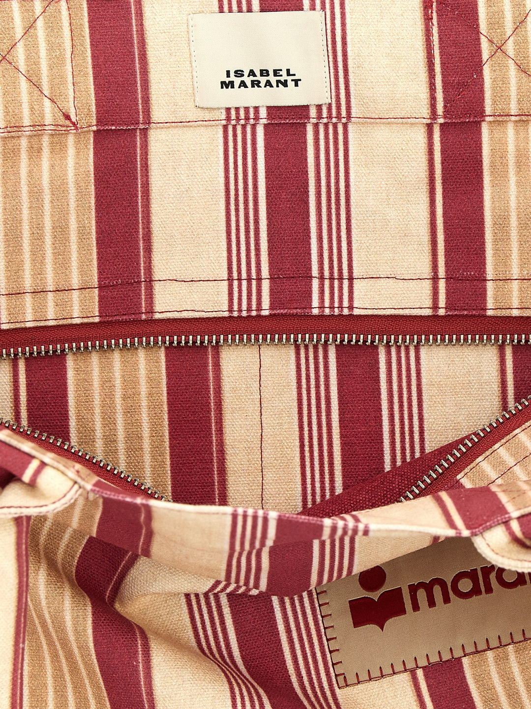 Isabel Marant Yenky Zipped Tote - Rosso | b1b38299a48afb9b534268f90f248e902cf7c501