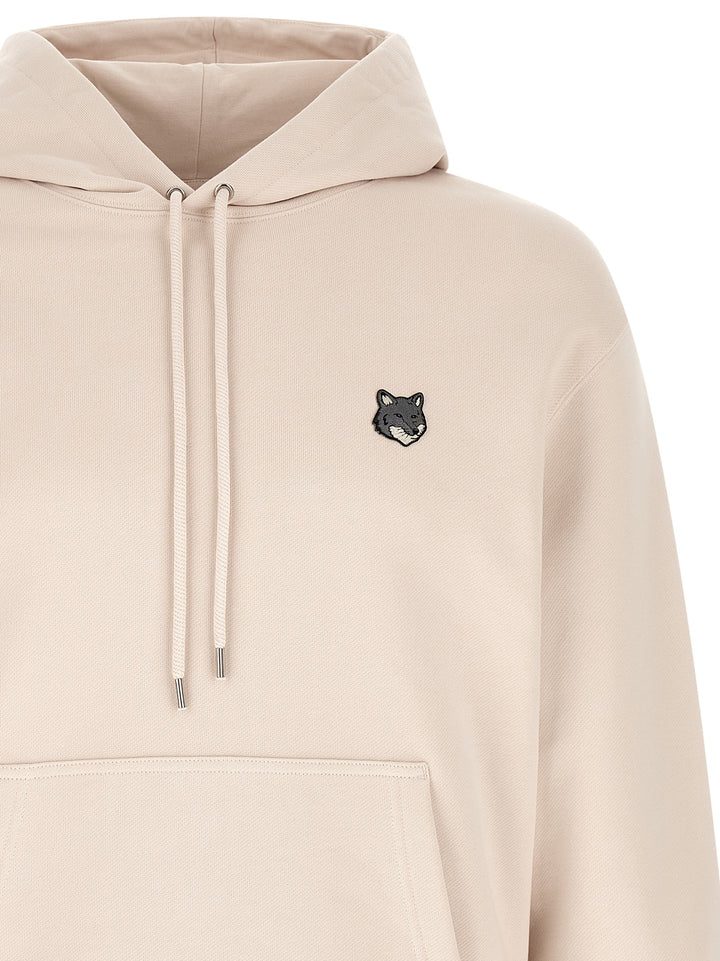 Maison Kitsune Fox Head Felpe - Beige | 23ccf0393e73060f23d92499dbed660127292741