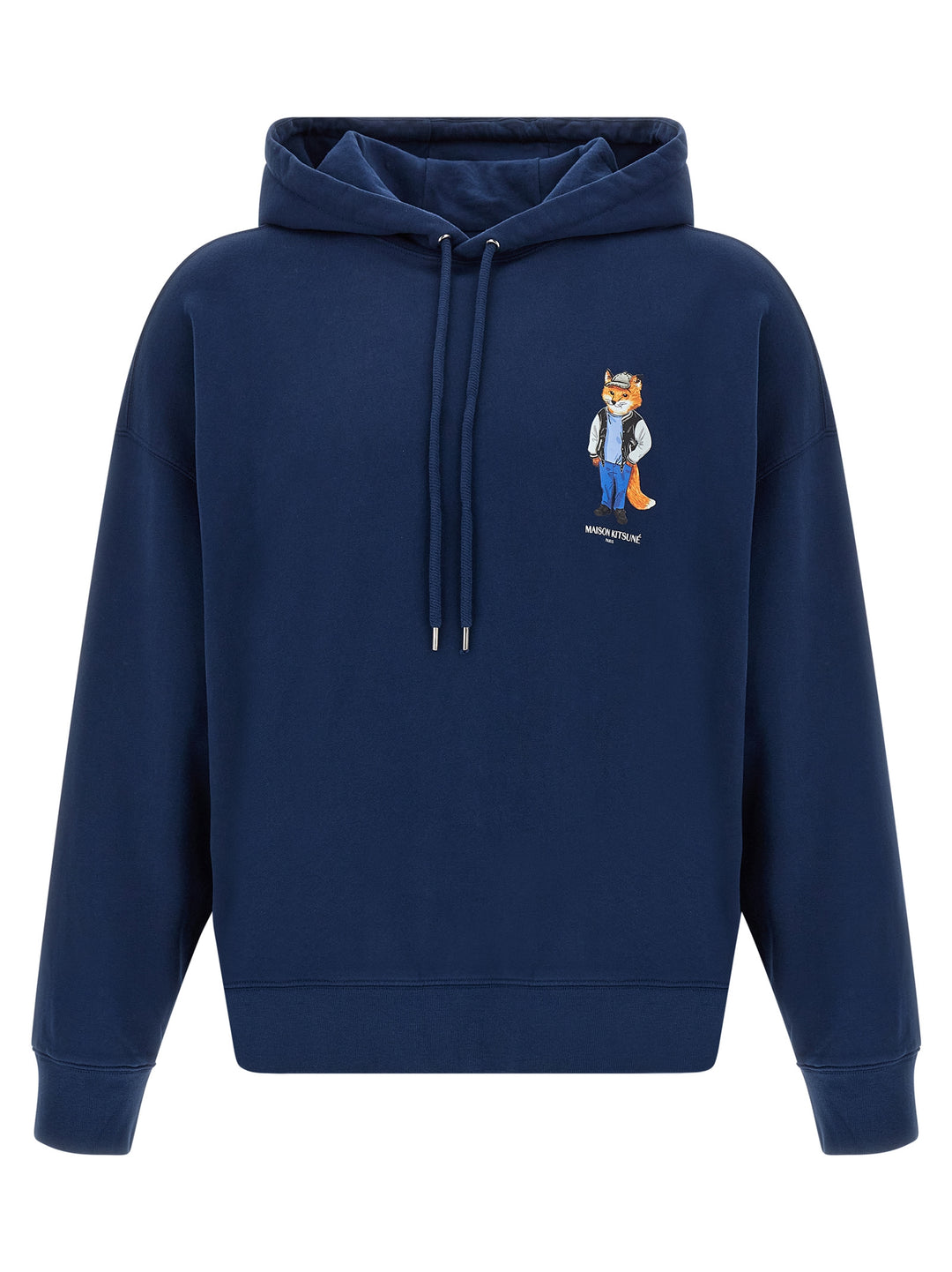 Maison Kitsune Dressed Fox Felpe - Blu | 7b29fcbe34917fed9bb9fe0e12f9aae9f58c024d