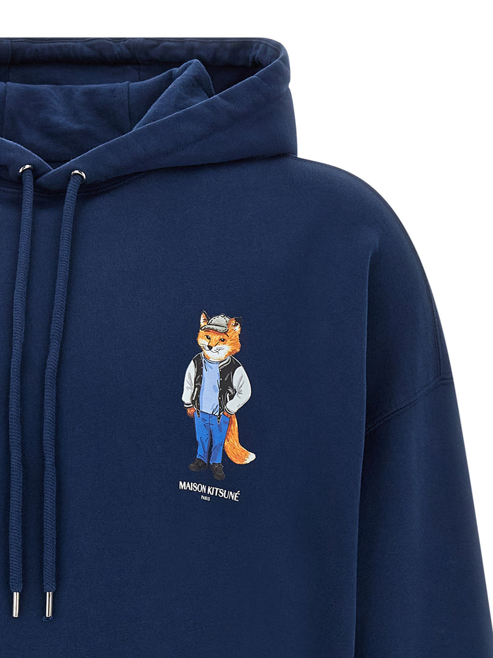 Maison Kitsune Dressed Fox Felpe - Blu | 49205b1f3e0591a0e9544fe4f41a912cbb82edef