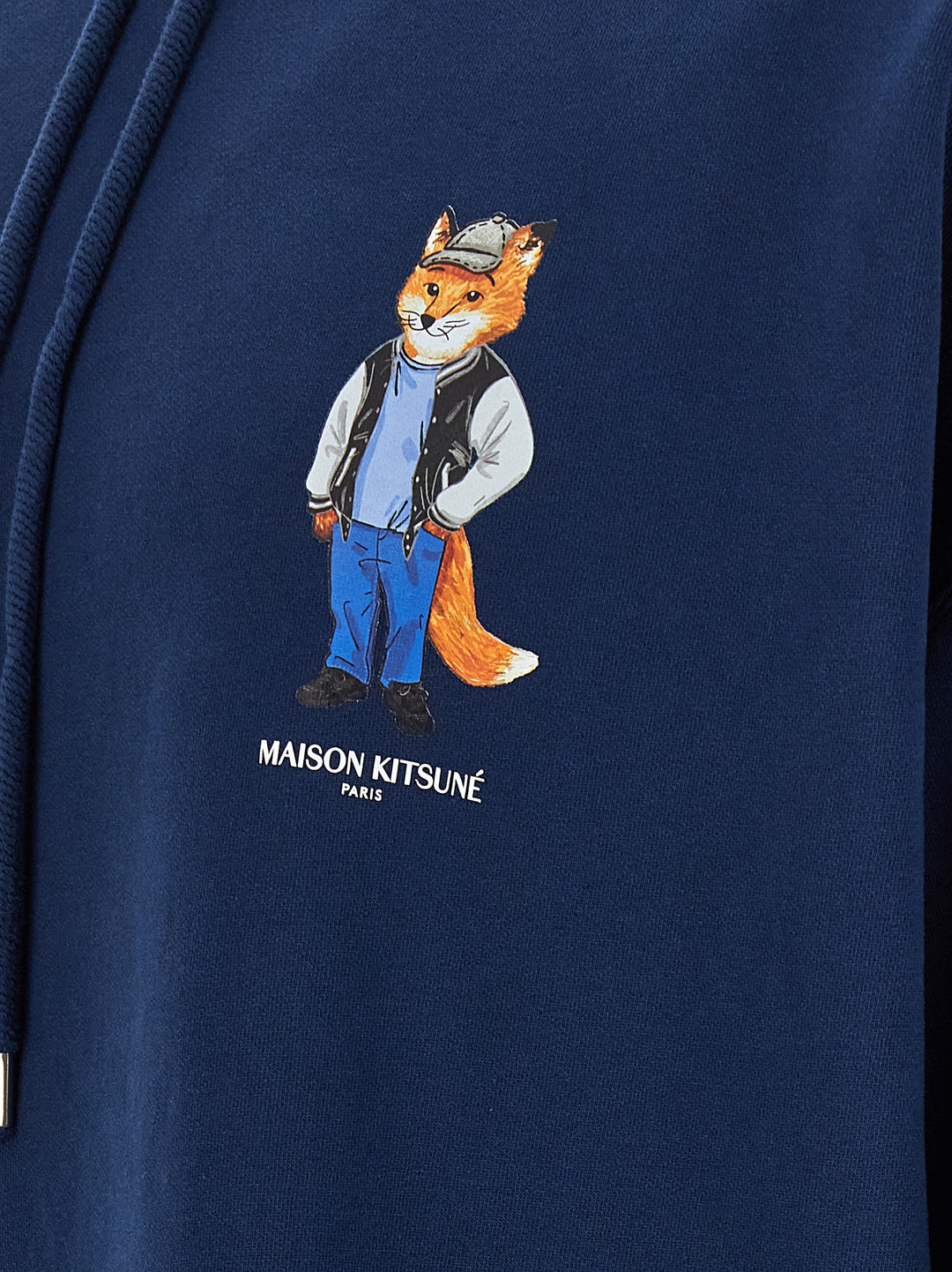 Maison Kitsune Dressed Fox Felpe - Blu | 5677780e8983922ef92c8e27dfffbb8c0db85508