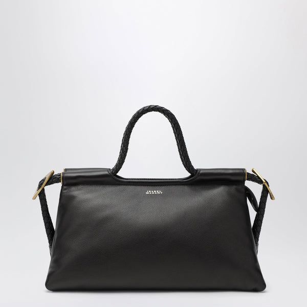 Pipa M Black Lambskin Bag