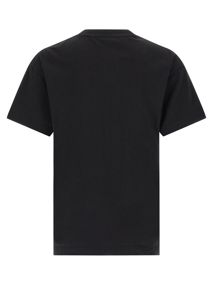 Palm Angels Neck Logo T shirt - Nero | d0a04171d5dd8a76c13f7f922ab0012eb4cdd7a7