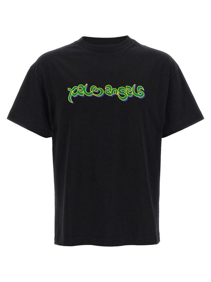 Palm Angels Thai Logo T shirt - Nero | bcfd9bba5e9767904e7d3118ef87bb296f269fce