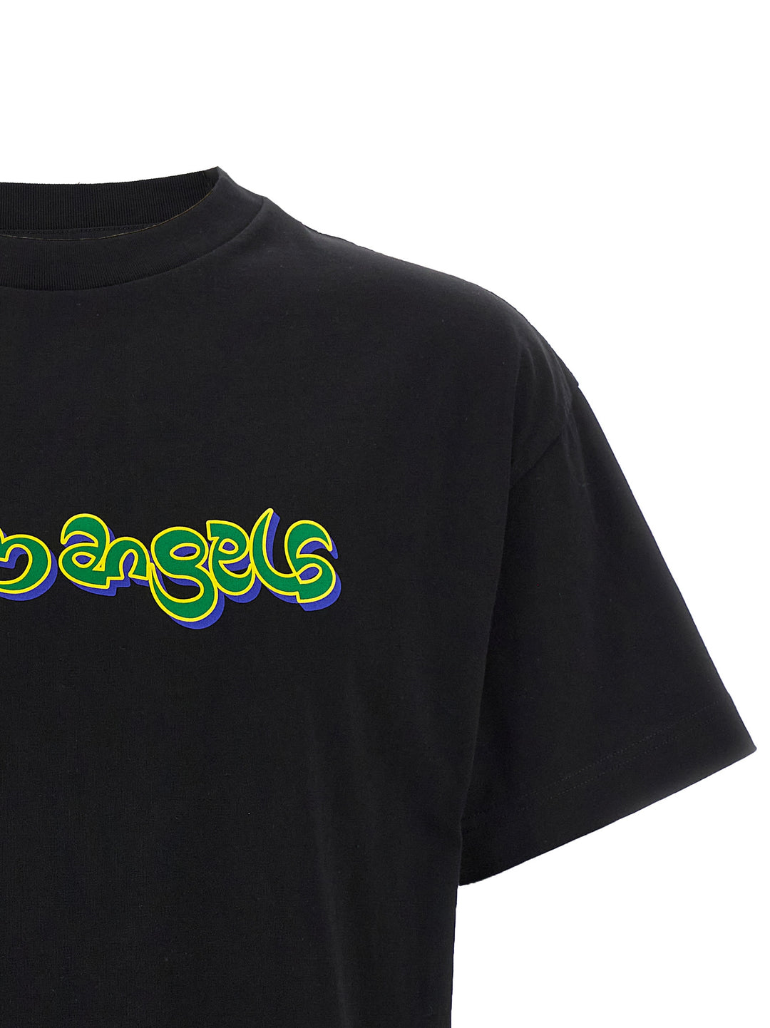 Palm Angels Thai Logo T shirt - Nero | aff4abbcbdd2e33f1b030847bb126deb5e7af0a9