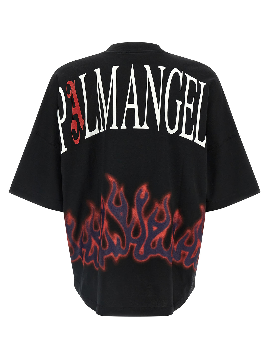 Palm Angels Flames T shirt - Nero | 6fdb8af73a53919d07a5c52b8a2cdf5e4a8f77ca