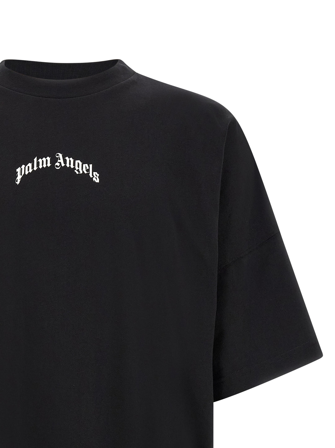 Palm Angels Classic Logo T shirt - Bianco/Nero | e10c06871d5abfa4ed8b1bc648ee66864446c909