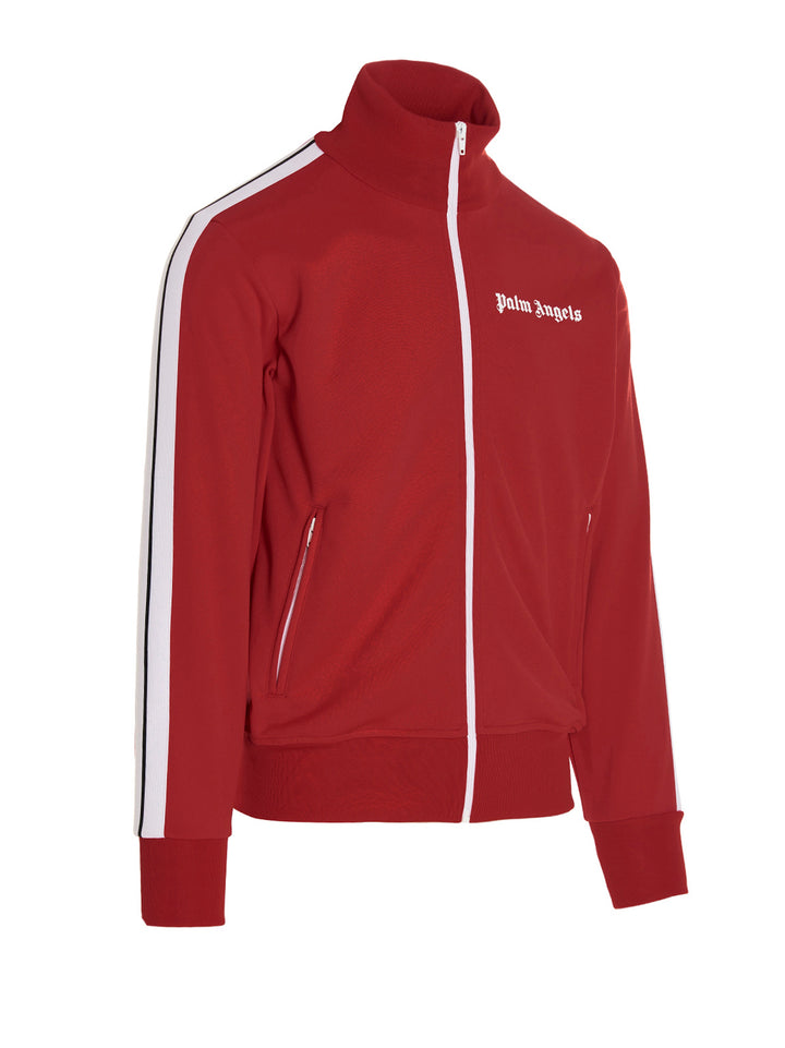 Palm Angels Track Logo Felpe - Rosso | 15a4b9508cc4182e8e369e537e4655add3245c3b