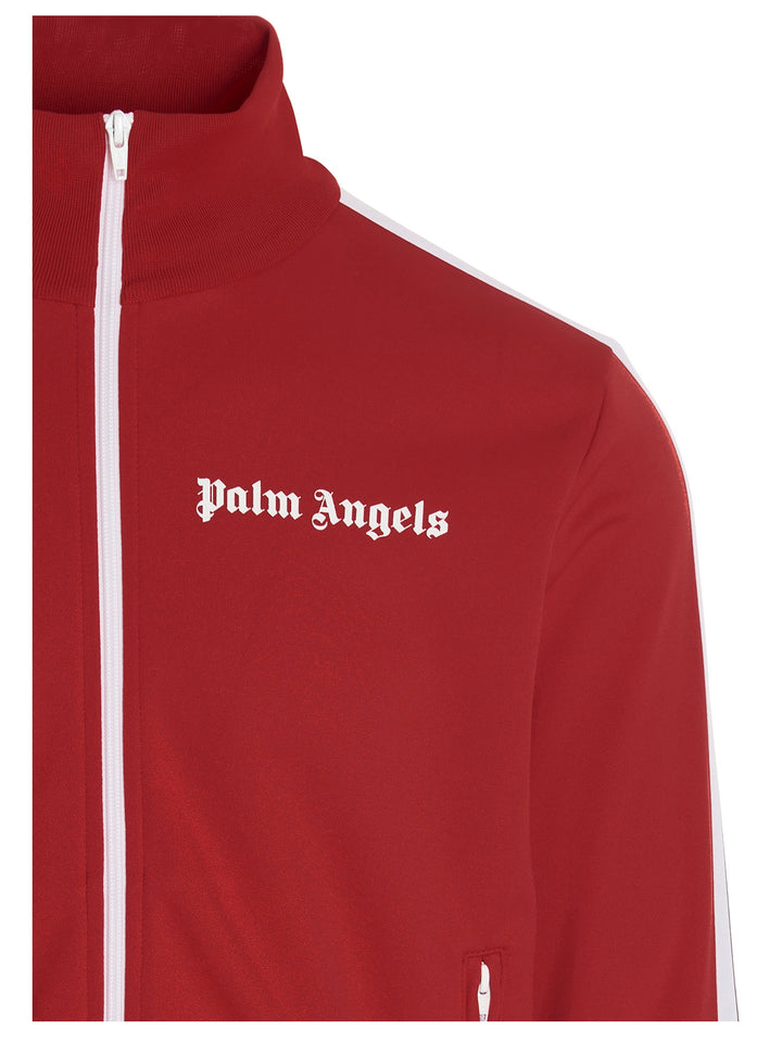 Palm Angels Track Logo Felpe - Rosso | 798d1aac5b4fc05e85f00e645af298f31ff8c864
