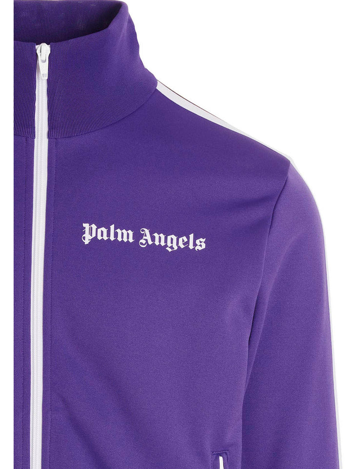 Palm Angels Track Logo Felpe - Viola | 876d663b84e4cc8a37bf770d4323a754e9be5a54