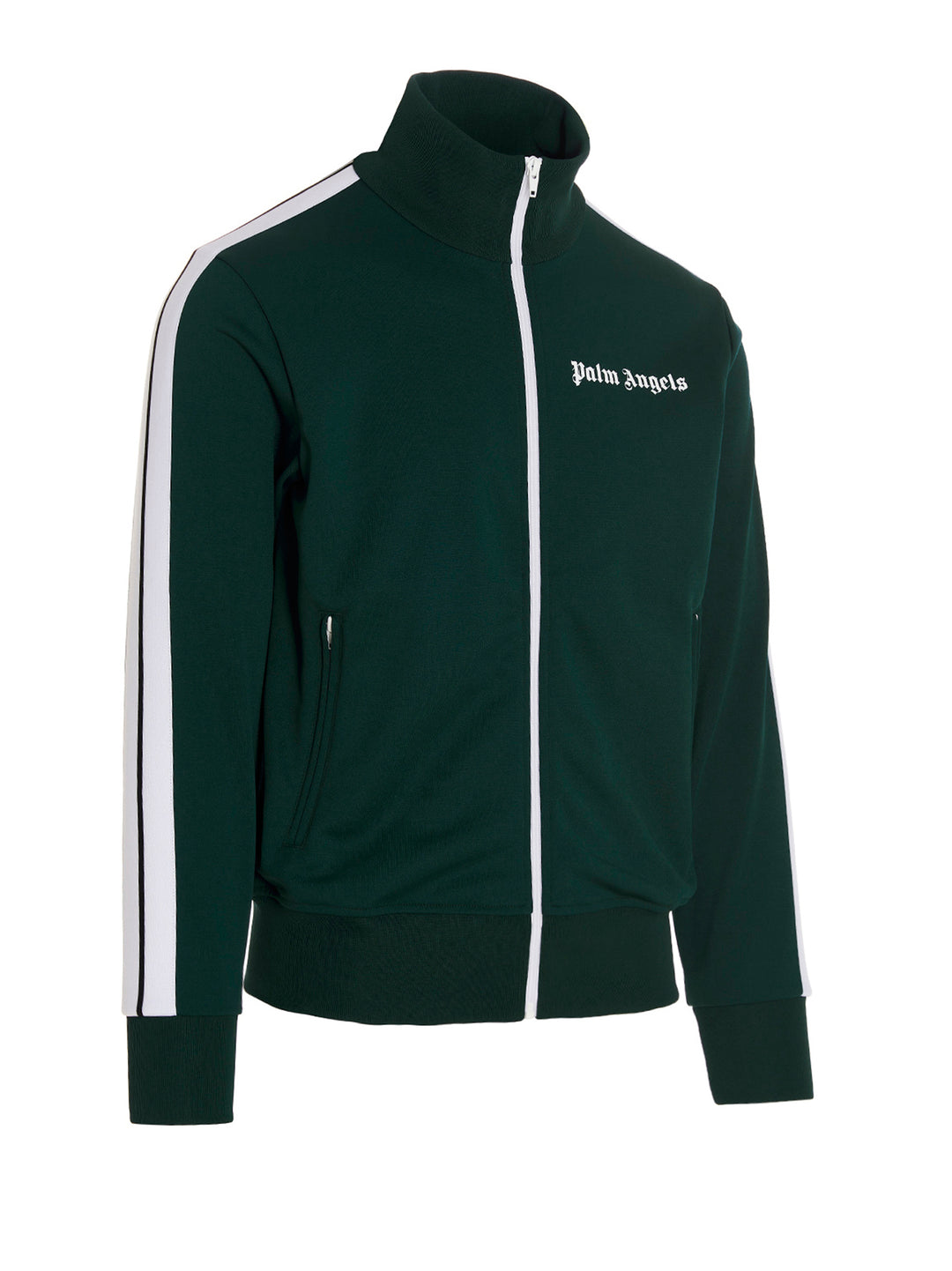 Palm Angels Track Logo Felpe - Verde | 5935eedd59ceb07d4fffdb8cefd9701e3aed14da