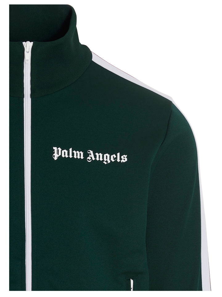 Palm Angels Track Logo Felpe - Verde | ad8c00ff3fee70e97d49a71f596b3d4d23e3de0b