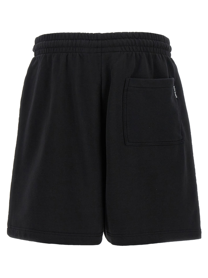 Palm Angels Logo Bermuda Shorts Bermuda e Short - Nero | 73afbcae39247a612b5ee186c5ddc9d57d90bb1c