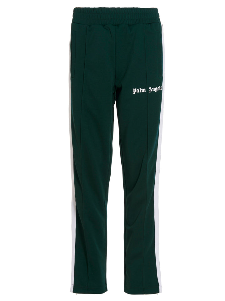 Palm Angels Track Logo Pantaloni - Verde | d4f732c293783d2136e6de22e2f699f61a3ffe0b