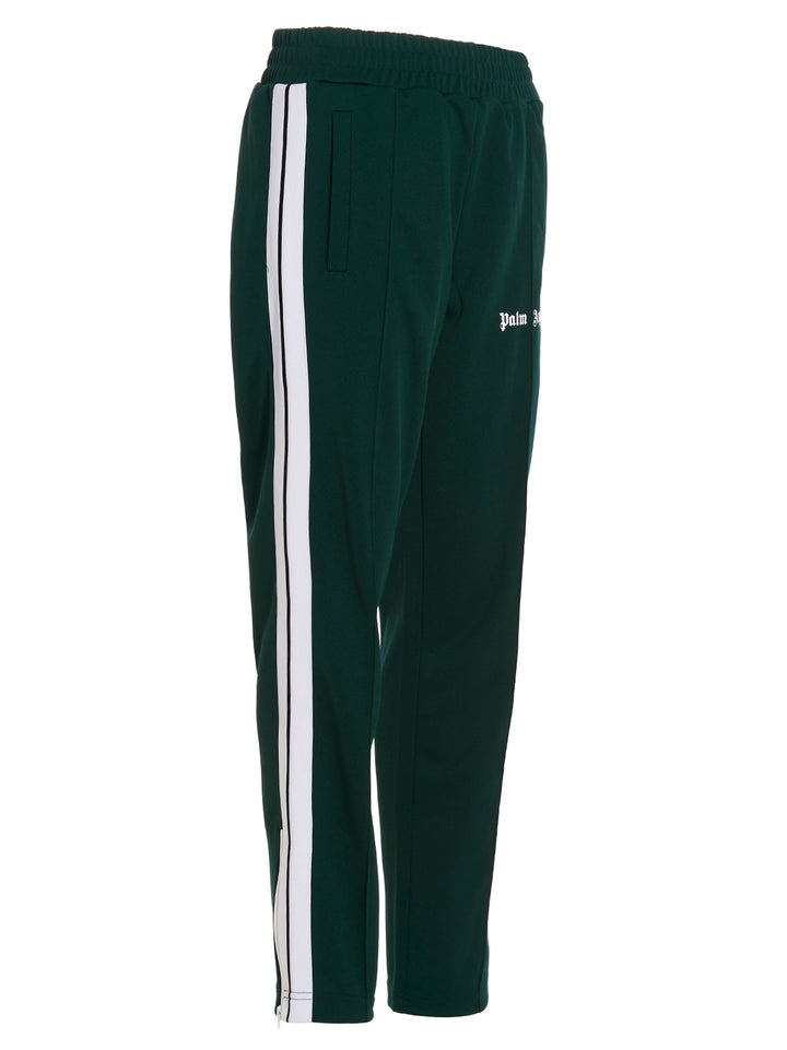 Palm Angels Track Logo Pantaloni - Verde | dffc0efc57cc59cf6cf8b45db48d451a33dbadc4