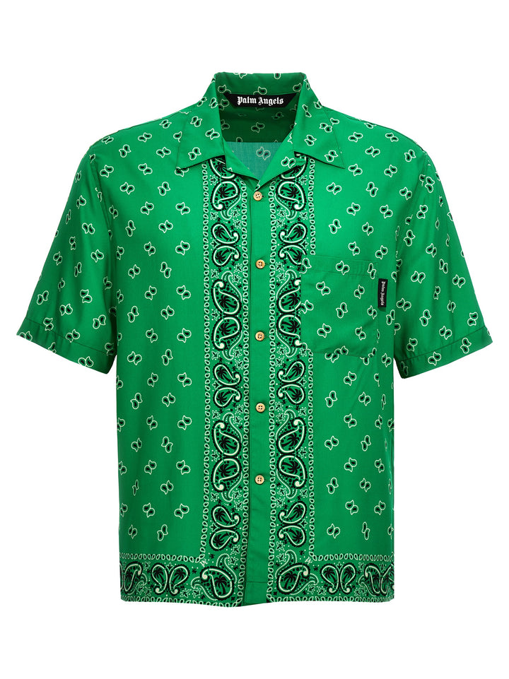 Paisley Bowling Camicie Verde