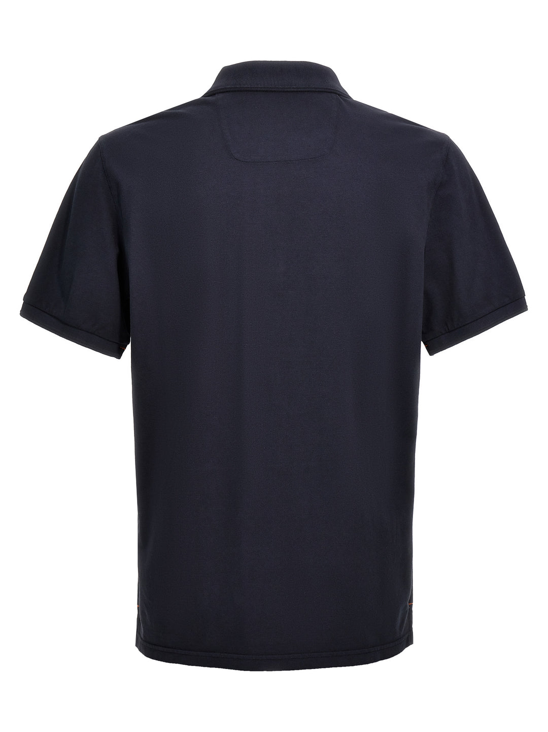 Logo Patch  Shirt Polo Blu