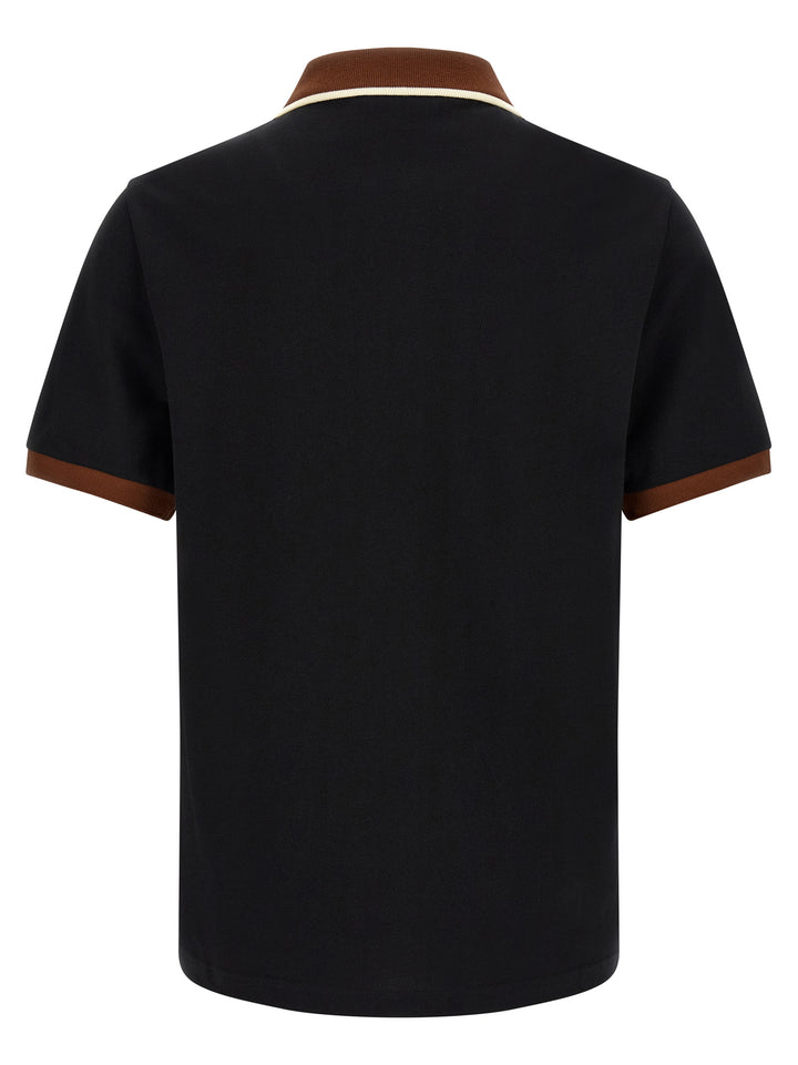 Marni With Contrasting Details Polo - Nero | 4d211e8a3ca587e8ab8e3310c5a5b9556460d80b