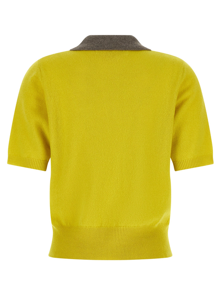 Marni Cashmere  Shirt Polo - Giallo | dc9fb0cef29651fcac41339908ed1820e404a0a5