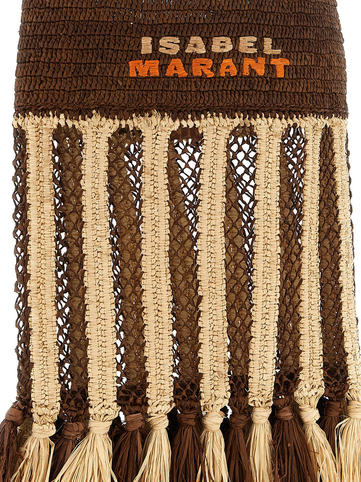 Isabel Marant Praia Borse a Spalla e Tracolla - Marrone | d7dc35f0276f3203c66689cb07fa22bba04ff814