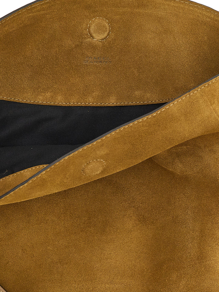 Isabel Marant Oskan Hobo Soft Borse a Spalla e Tracolla - Marrone | 1a12775be6c719ba3169d448991939c30545040b