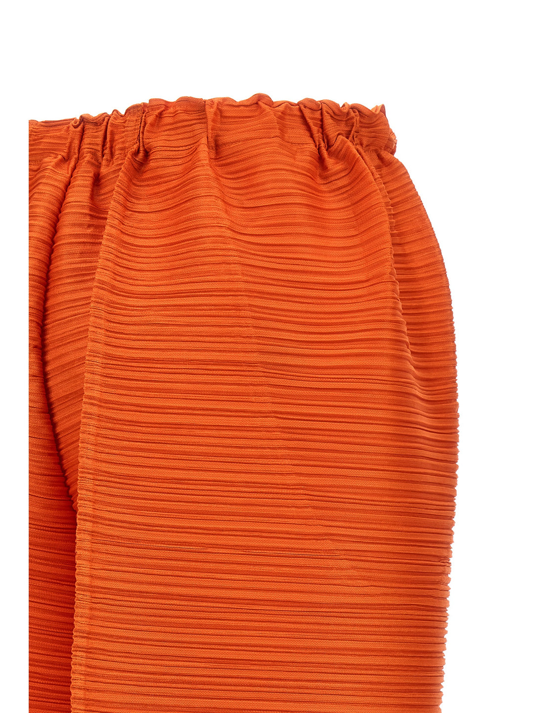 Pleats Please Issey Miyake Thicker Bounce Pantaloni - Arancione | 2e8aa87636e9bdab9e0555510edcc9f1f0b73f2f
