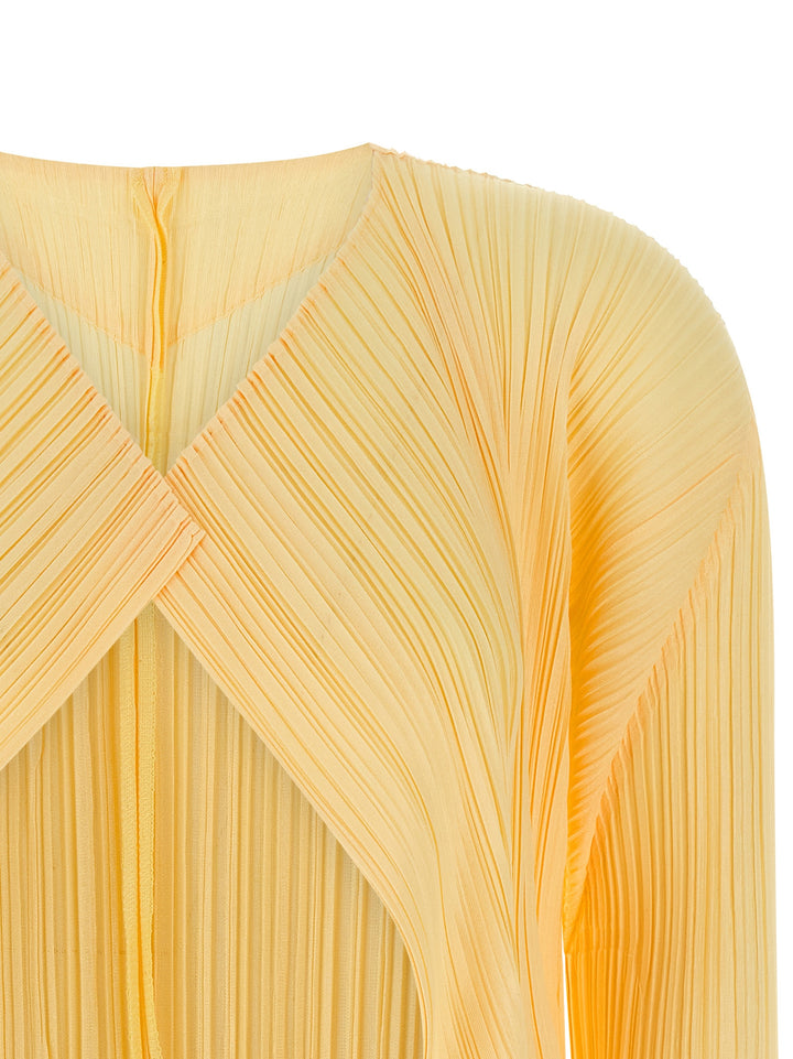 Pleats Please Issey Miyake Mellow Pleats Maglioni - Giallo | 763d2f05d639d21a8162cd4ca555fb9e48567e5d