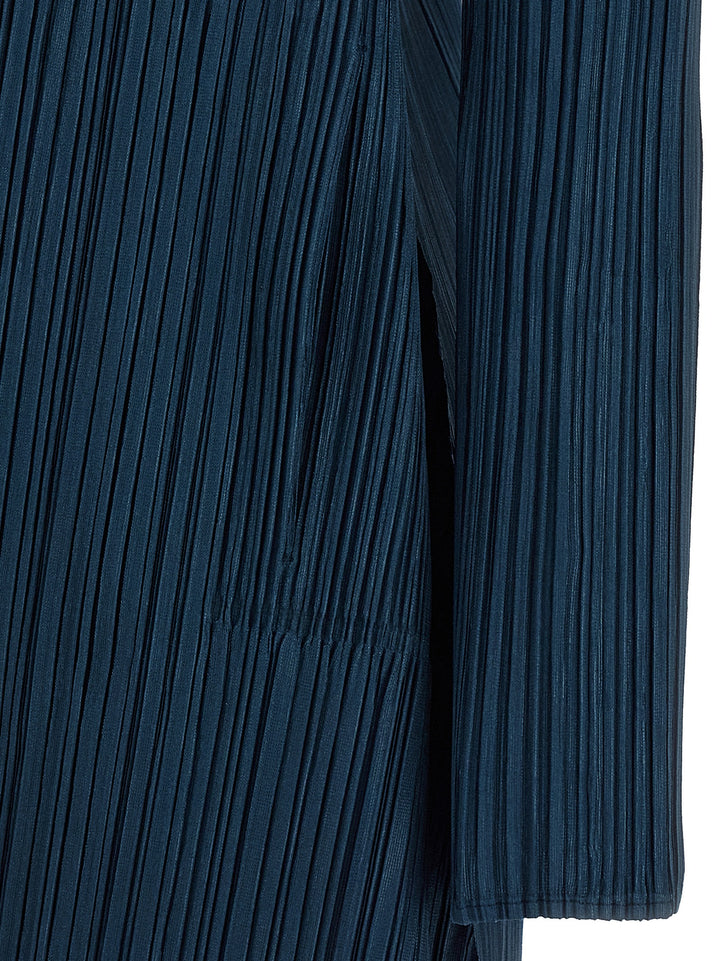 Pleats Please Issey Miyake Mellow Pleats Maglioni - Blu | 96bafb9c9005b079ea7347be760989484dfb9d84