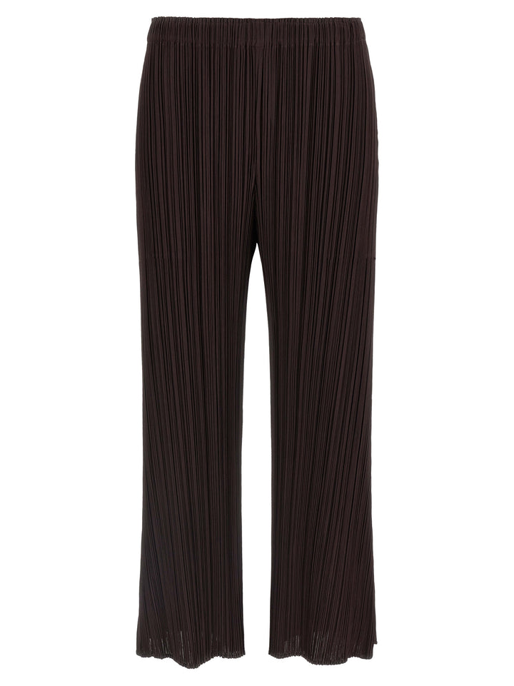 Pleats Please Issey Miyake Monthly Colors: July Pantaloni - Marrone | caa5a2c1517c3da5b66cf92db2f183cd25eb16ac