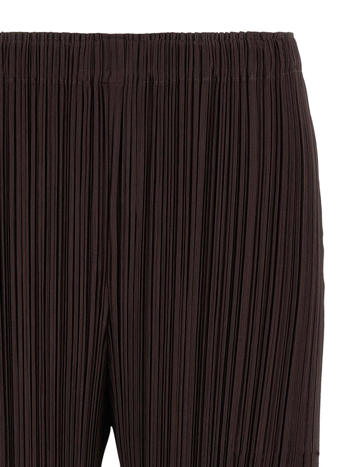 Pleats Please Issey Miyake Monthly Colors: July Pantaloni - Marrone | 53c95f0d7b89d9fa1809b7df45122c9d4228f09f