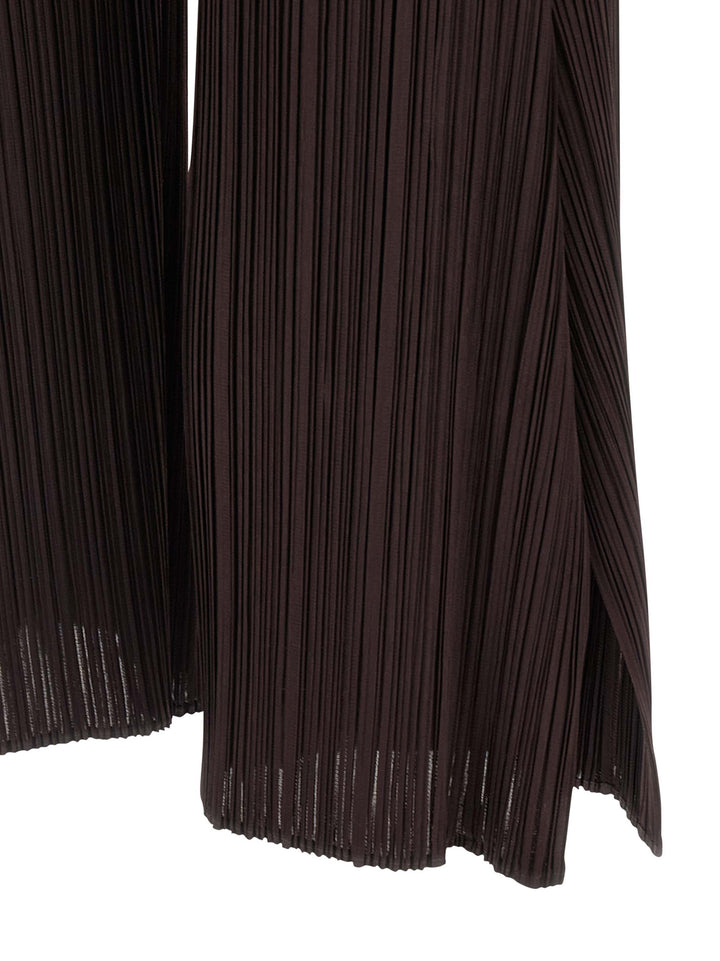 Pleats Please Issey Miyake Monthly Colors: July Pantaloni - Marrone | 1eb2c67c3b1cf49a9afef323cf5eebd19eb0bbed