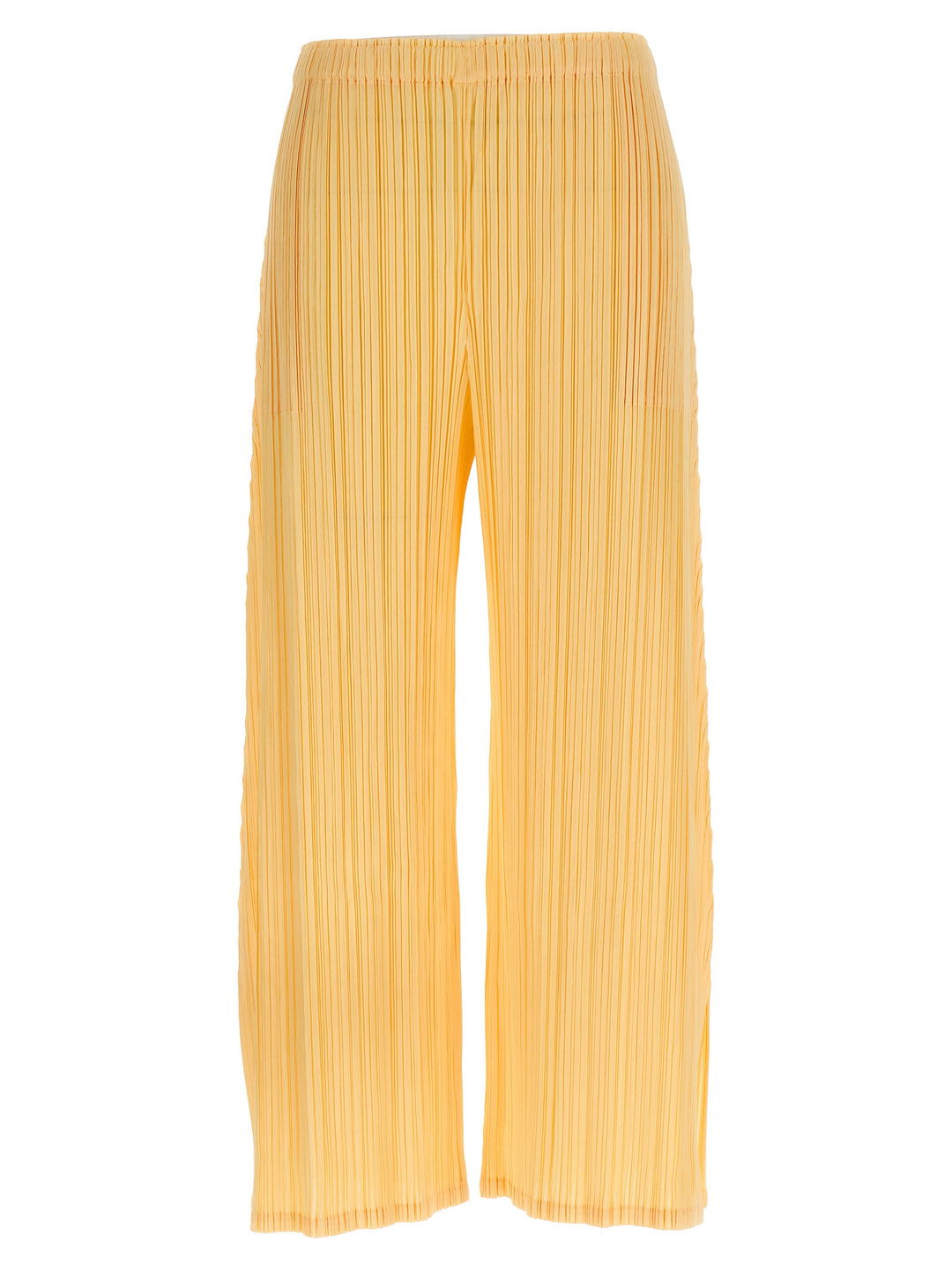 Pleats Please Issey Miyake Mellow Pleats Pantaloni - Giallo | 2592bff6de15df370dde30557f37111613ba33d2