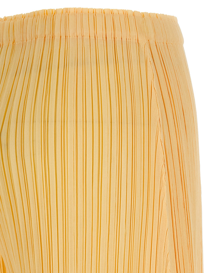 Pleats Please Issey Miyake Mellow Pleats Pantaloni - Giallo | 5b99bb5bfa561406da04d2ec717463d8df18aed6