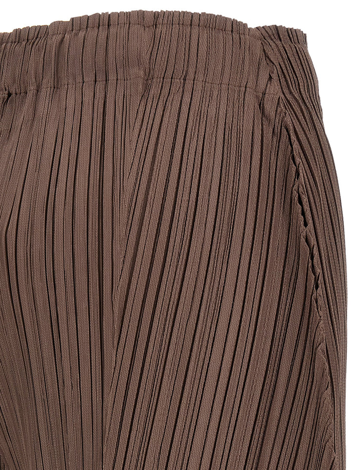 Pleats Please Issey Miyake Thicker Bottoms 2 Pantaloni - Marrone | e22a73607333796bbe0bdd499b0ea3b02eb3ab3e