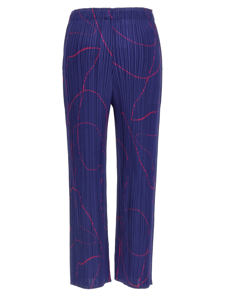 Pleats Please Issey Miyake Pause Pantaloni - Blu | 30e0b887e02f28bc9172840fae06ac57917fb9ce