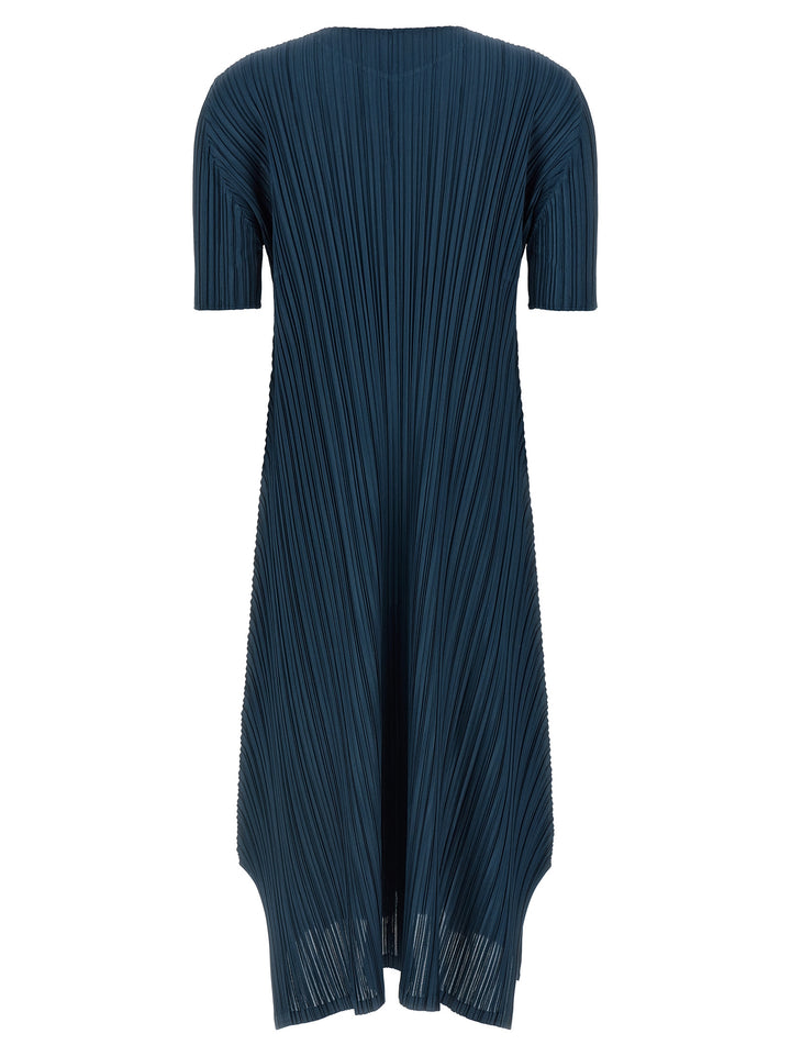 Pleats Please Issey Miyake Mellow Pleats Abiti - Blu | d5d2887be7335db7959c010c11d7b7887a318c36