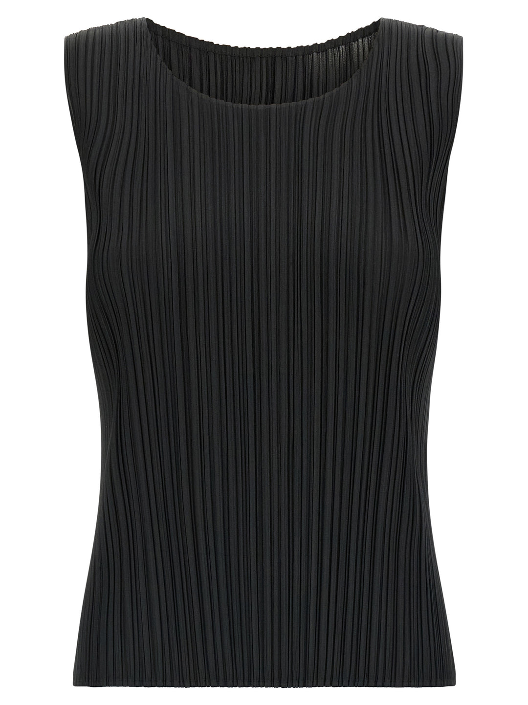 Pleats Please Issey Miyake Monthly Colors: August Top - Nero | 010358fe031596b25c77836903abeee57cfa937f