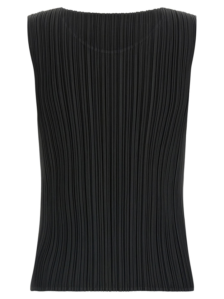 Pleats Please Issey Miyake Monthly Colors: August Top - Nero | 2bbdb7494a798c171b62c0b3044ea99cf2e7481c