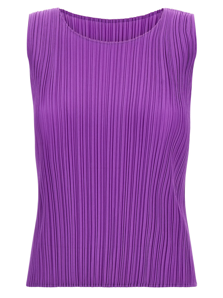 Pleats Please Issey Miyake Monthly Colors: August Top - Viola | 49c2c52260f22964ee94abb32d3a095ed9393aaf