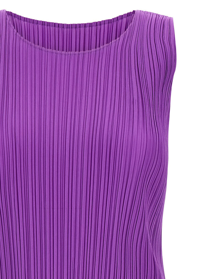 Pleats Please Issey Miyake Monthly Colors: August Top - Viola | ed101d452a10be91c1eae1cf08f5c8e587283600