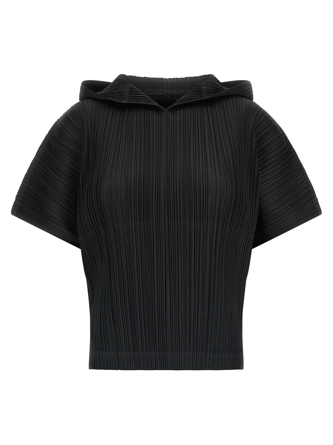 Pleats Please Issey Miyake Monthly Colors: August Top - Nero | 84d240e0f68e07921a0265e0fe6296d99fe8b2cd