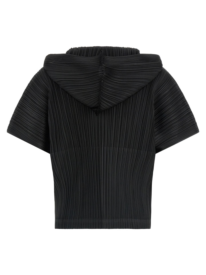 Pleats Please Issey Miyake Monthly Colors: August Top - Nero | ef98beb1b9a2d10b714605d3c7768917637f8cbb
