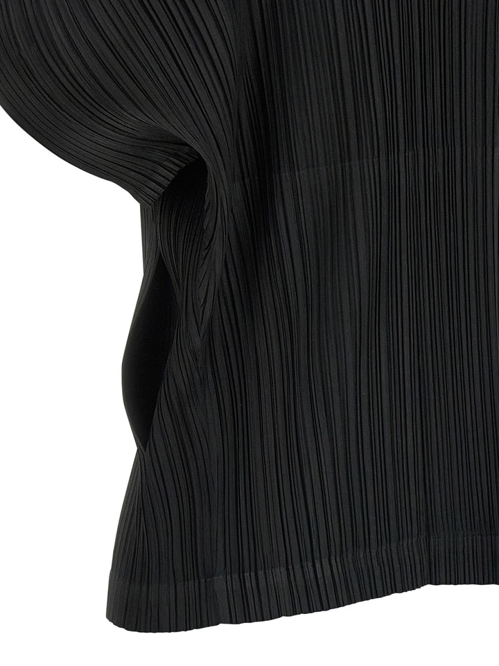 Pleats Please Issey Miyake Monthly Colors: August Top - Nero | 64460872db1597e32367cb2f4f13e18886249fe3